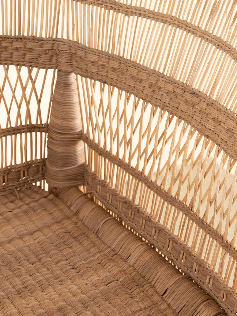 Malawi Cane Armchair Natural