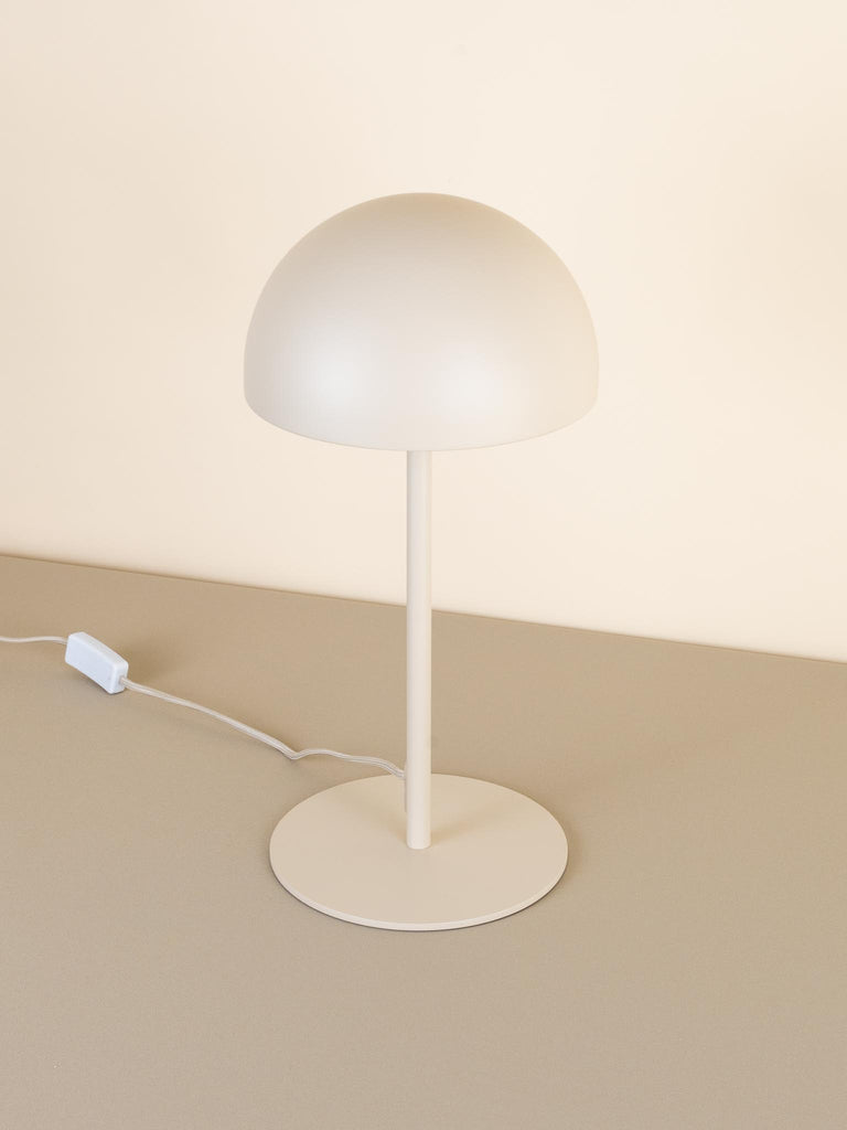 Moon Table Lamp Bone