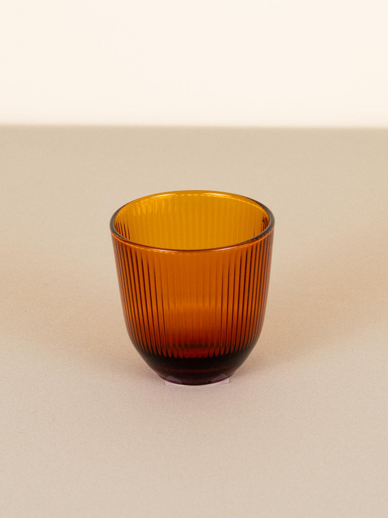 Rib Tumbler Amber