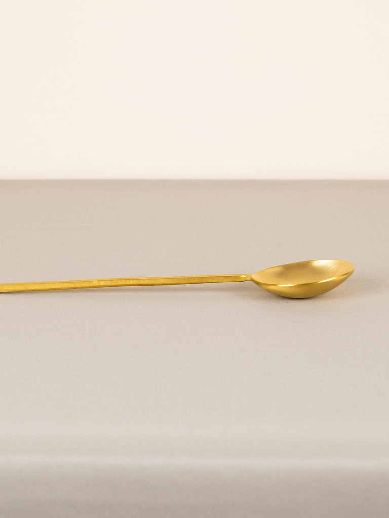 Forge Serving Spoon Brass