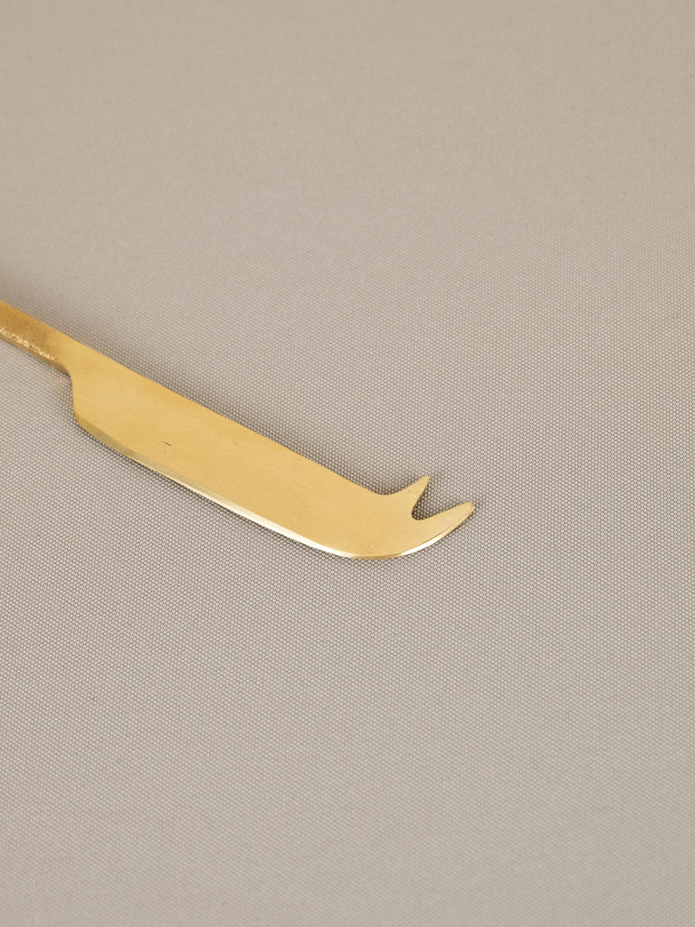 Forge Cheese Knife Brass