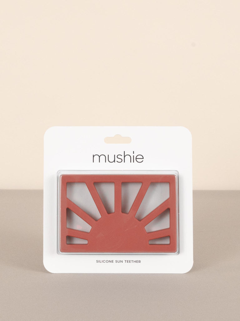 Mushie Sun Teether Clay