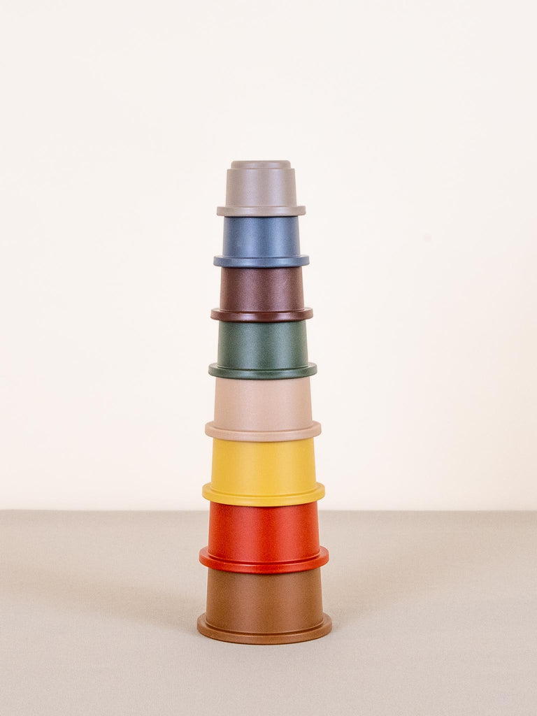 Mushie Stacking Cup Retro (set of 8)