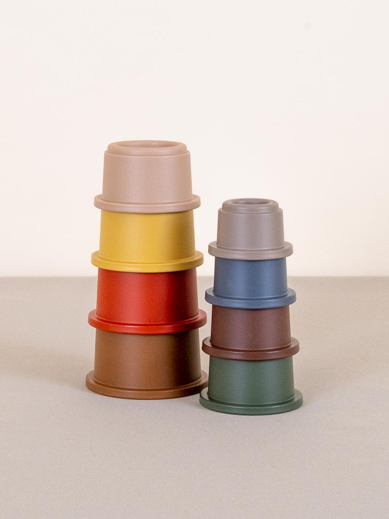 Mushie Stacking Cup Retro (set of 8)