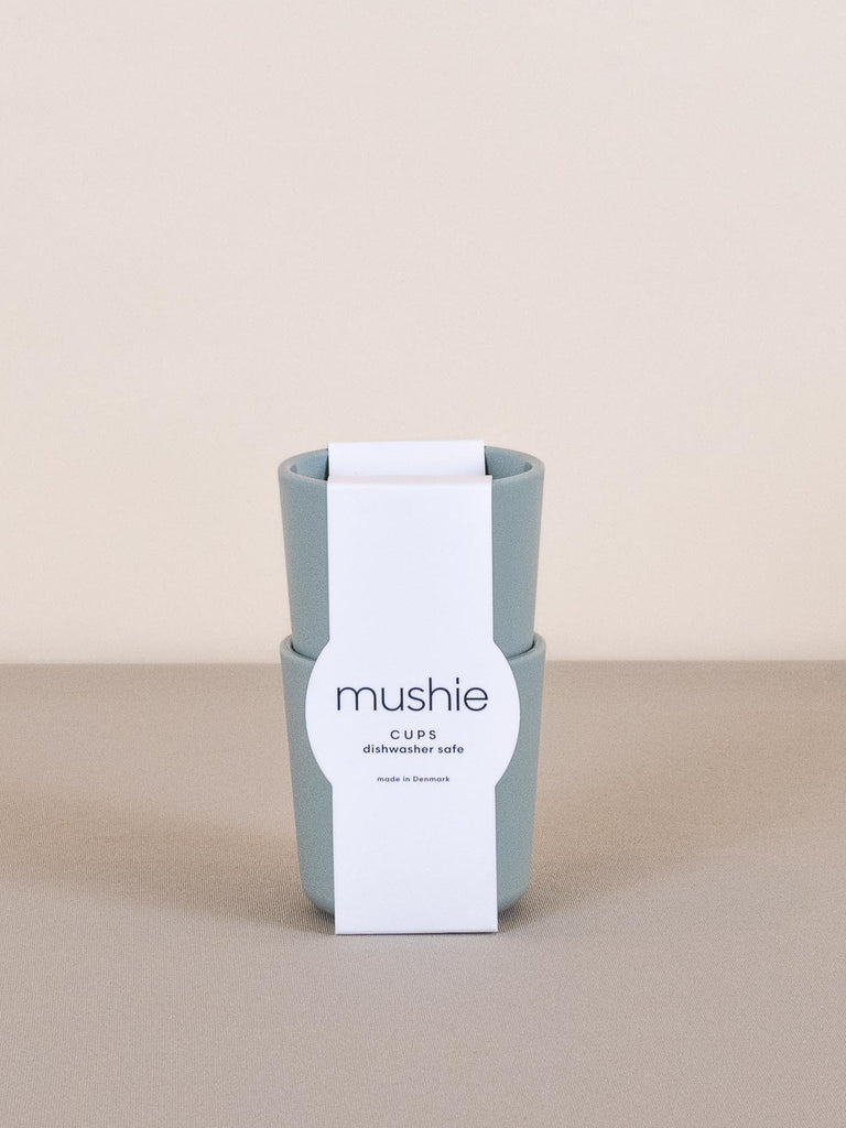 Mushie Cup Sage (set of 2)